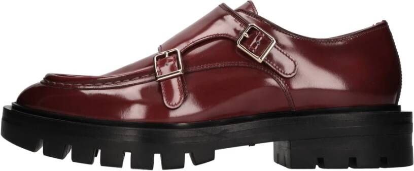 Santoni Platte schoenen Rood