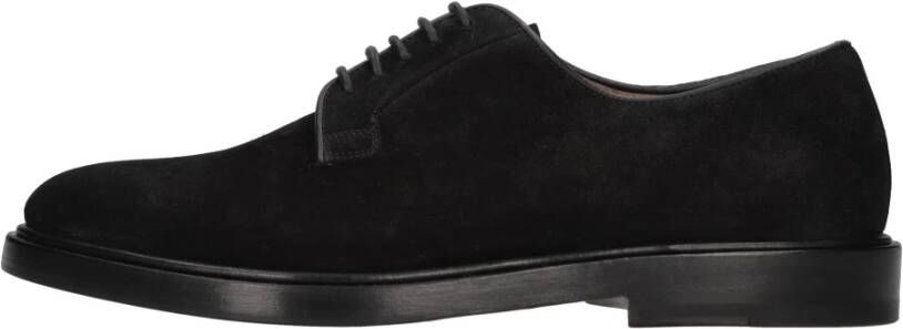 Santoni Platte schoenen Zwart