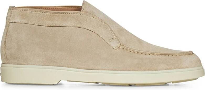 SANTONI Sneakers Dames Andvari Maat: 40 Materiaal: Suède Kleur: Beige