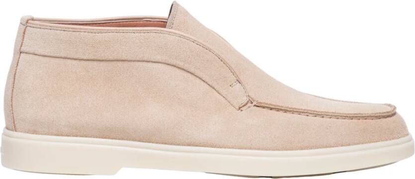 SANTONI Sneakers Dames Andvari Maat: 36 Materiaal: Suède Kleur: Beige