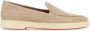Santoni Sand Suede Yalta Loafers - Thumbnail 1