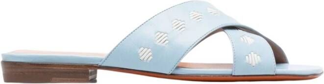 Santoni Sandalen met gekruiste bandjes
