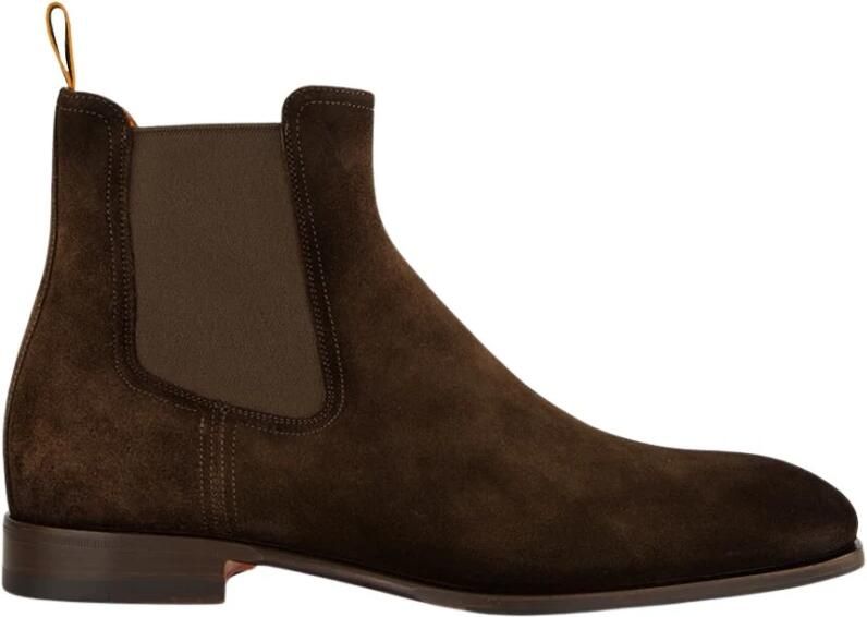 Santoni Archerboot Suède Chelsea Boots