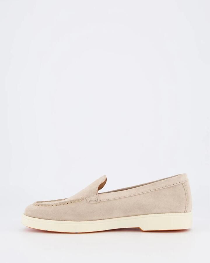 Santoni Beige Mocassin Schoenen voor Dames