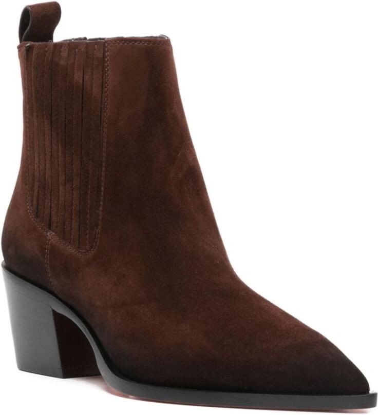 Santoni Bruine Enkellaarzen voor Vrouwen