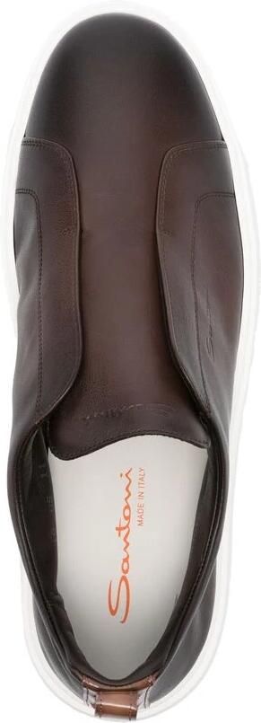 Santoni Cedar Brown Sneakers met Trekker - Foto 2