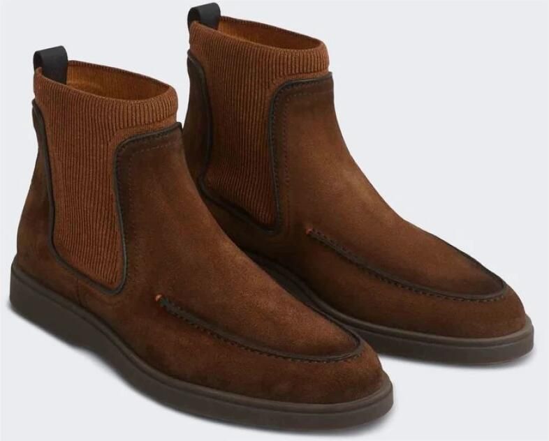 Santoni Chelsea boot met geribbeld paneel - Foto 5