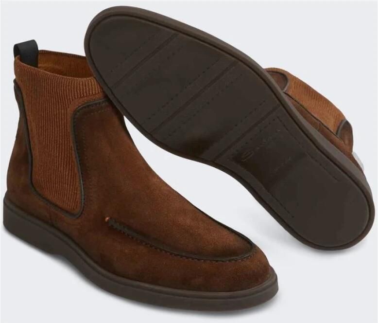 Santoni Chelsea boot met geribbeld paneel - Foto 4