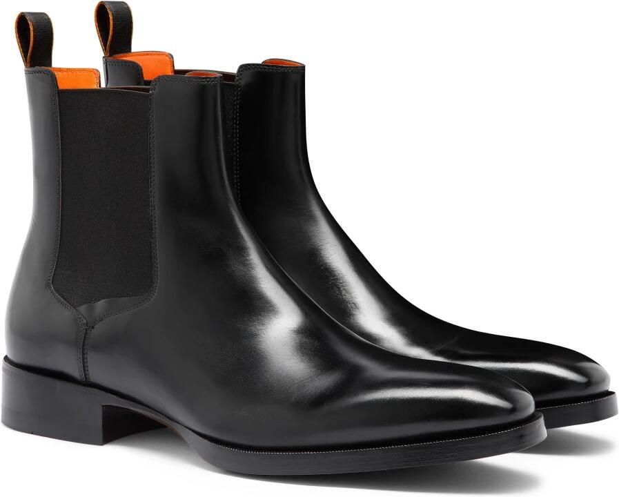 Santoni Chelsea Boot van Gepolijst Leer - Foto 2