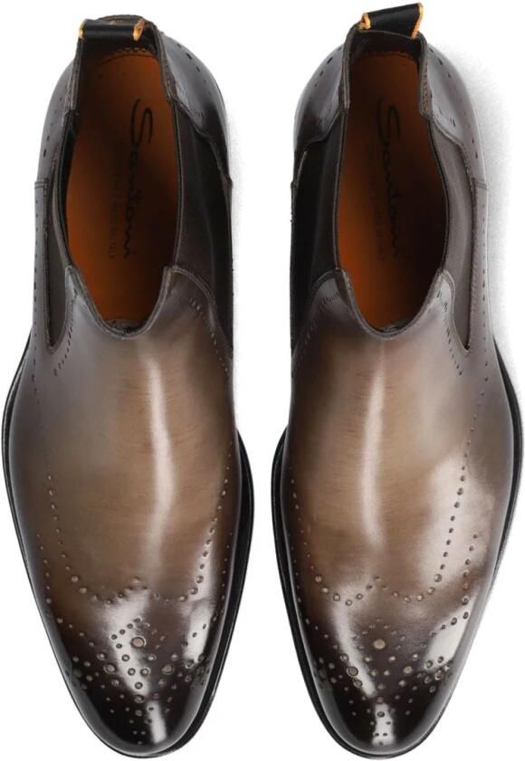 Santoni Chelsea Brogue Boot - Foto 2