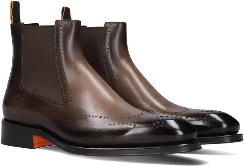 Santoni Chelsea Brogue Boot - Foto 3