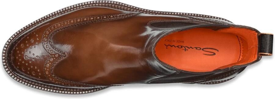 Santoni Chelsea Brogue Boot - Foto 5