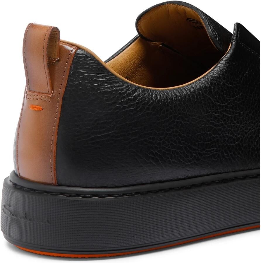 Santoni Zwarte Sneakers Luxe Comfort Stijl Black Heren - Foto 2