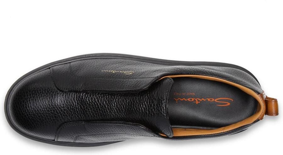 Santoni Zwarte Sneakers Luxe Comfort Stijl Black Heren - Foto 4