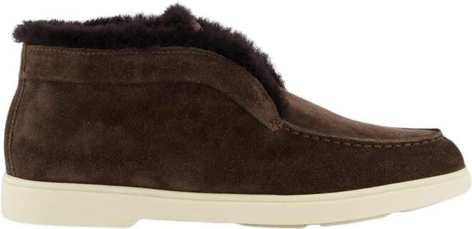 Santoni Dames Fortune Donna Fur Bruin