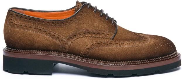 Santoni Derby Schoen van Suède - Foto 3