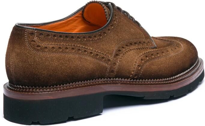 Santoni Derby Schoen van Suède