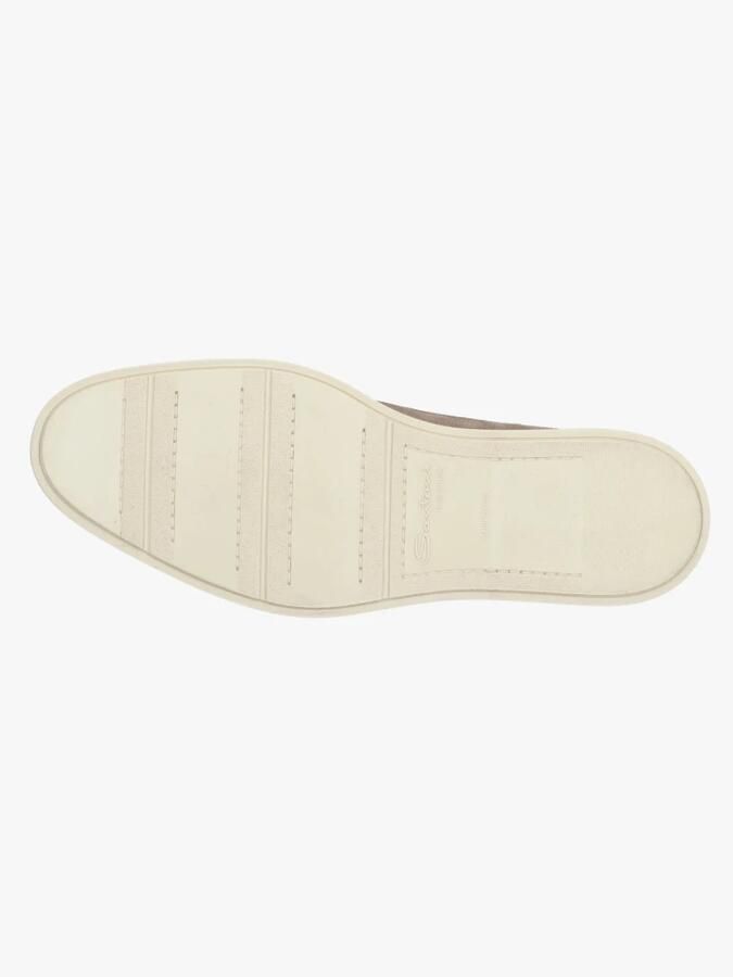 SANTONI Hoge Sneakers Heren Digits Maat: 9 5 Materiaal: Suède Kleur: Beige - Foto 2