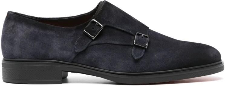 Santoni Double Buckle Loafer