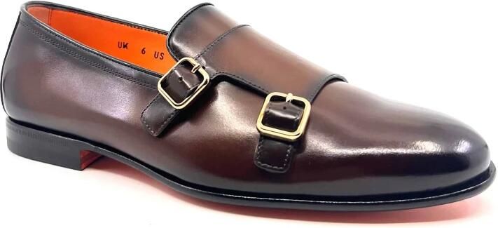 Santoni Double-Buckle Loafer