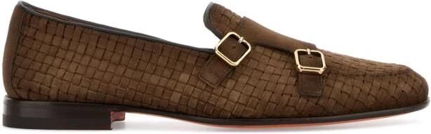 Santoni Double-Buckle Loafer