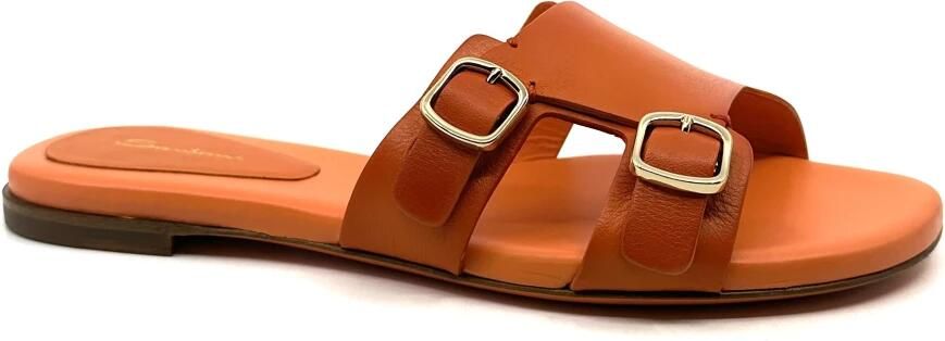 Santoni Double Buckle Sandal