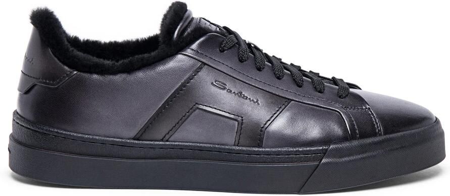 Santoni Double Buckle Sneaker