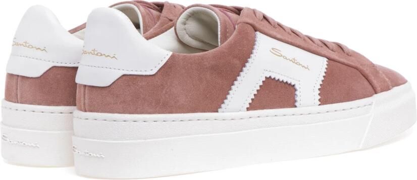 Santoni Dubbele gesp suède sneaker Multicolor Dames - Foto 5