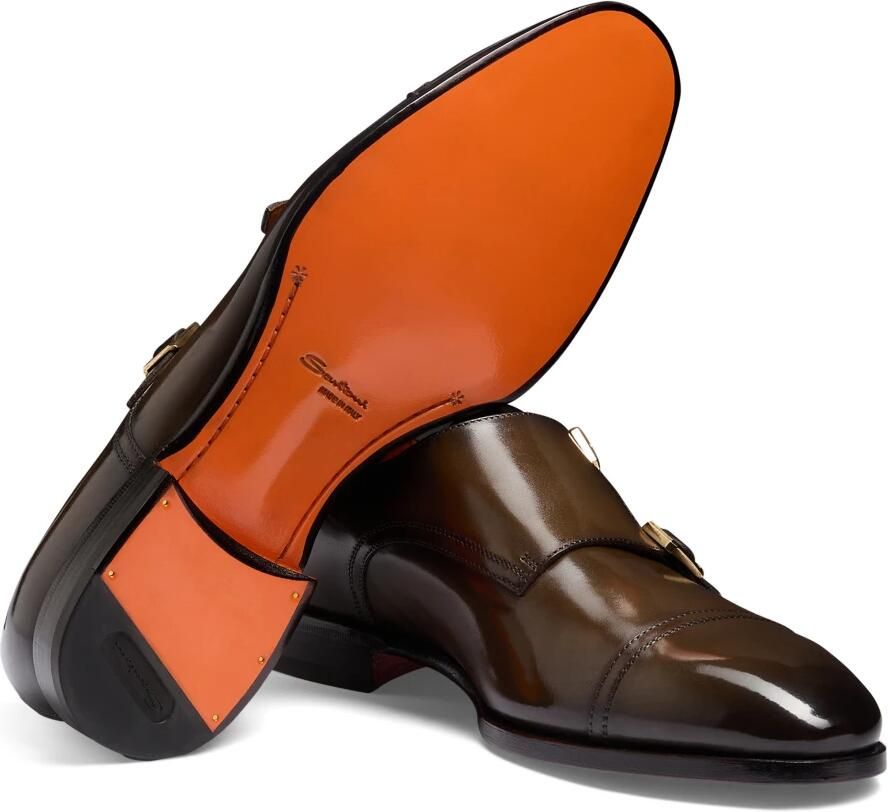 Santoni Double Monk Strap Schoen