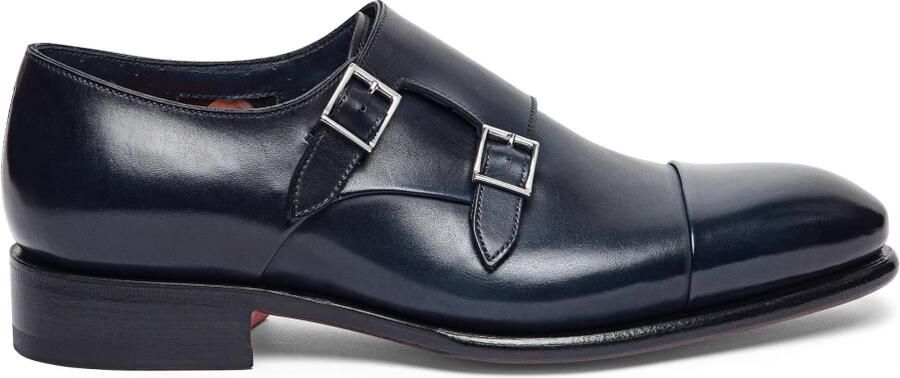 Santoni Double Monk Strap Shoe