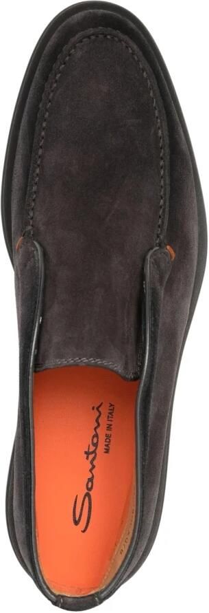 Santoni Grijze Suède Desert Boots Moderne Stijl Gray Heren - Foto 3
