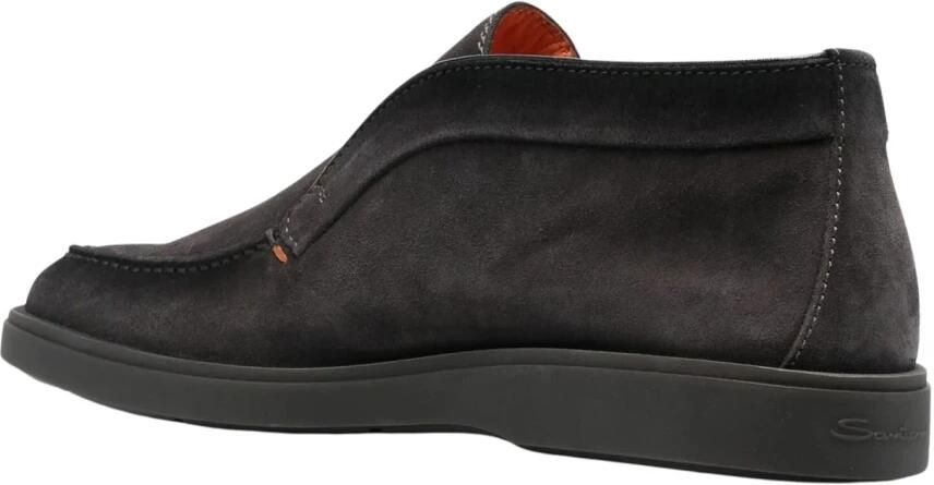 Santoni Grijze Suède Desert Boots Moderne Stijl Gray Heren - Foto 2