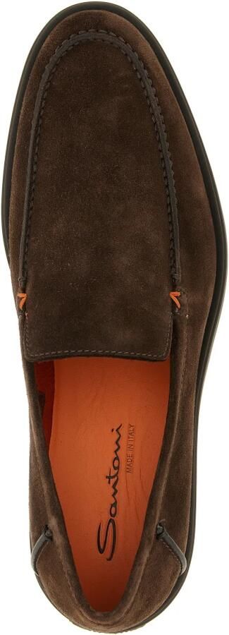 SANTONI Instappers Heren Sue Spiegel Instap Dz Maat: 41 5 Materiaal: Suède Kleur: Bruin - Foto 2
