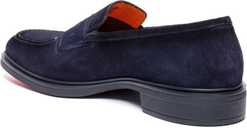 SANTONI Nette Schoenen Heren 18964 5 Suède Blauw - Foto 6