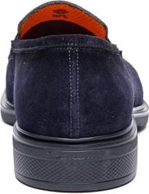 SANTONI Nette Schoenen Heren 18964 5 Suède Blauw - Foto 8