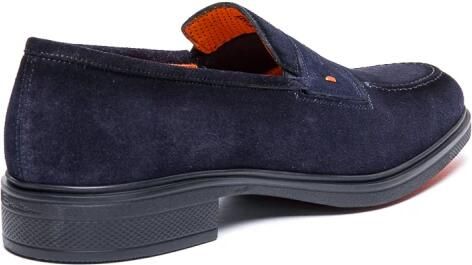 SANTONI Nette Schoenen Heren 18964 5 Suède Blauw - Foto 7