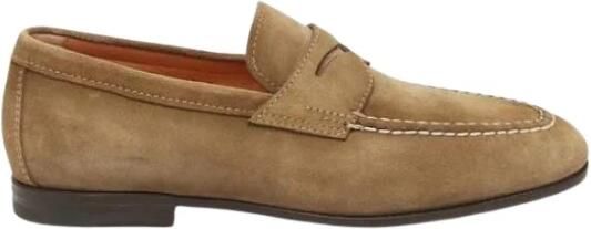 Santoni Eigentijdse leren schoenen