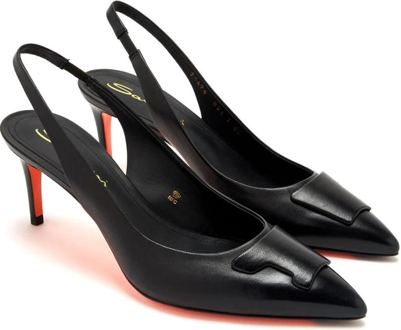 Santoni Elegant Slingback Pumps