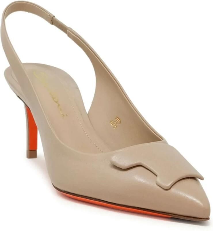Santoni Elegant Slingback Pumps