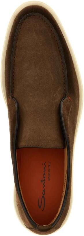 Santoni Gepolijste leren slipper - Foto 2