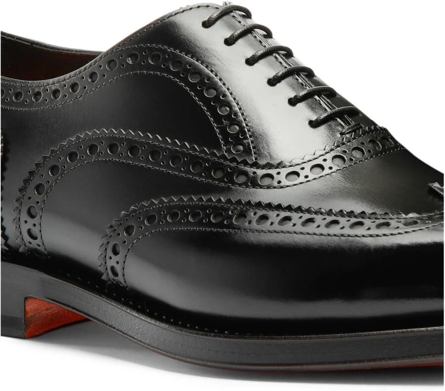Santoni Gepolijste Oxford Schoenen - Foto 2