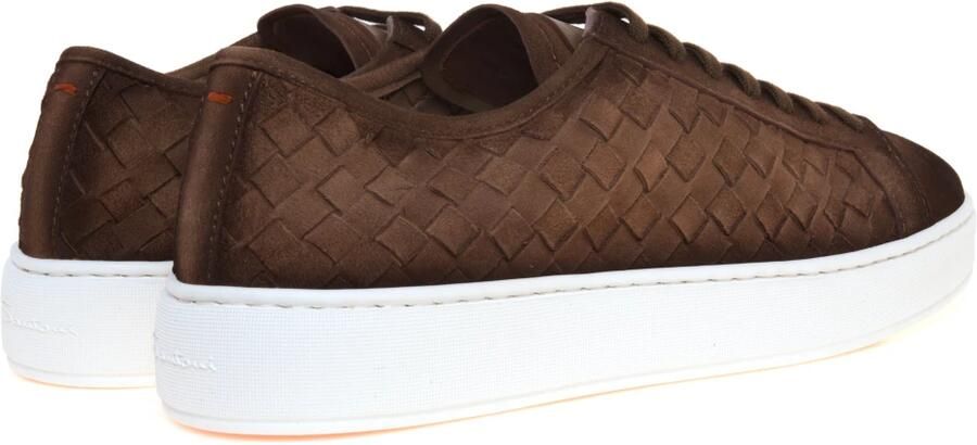 Santoni Geweefde Suède Sneaker - Foto 6