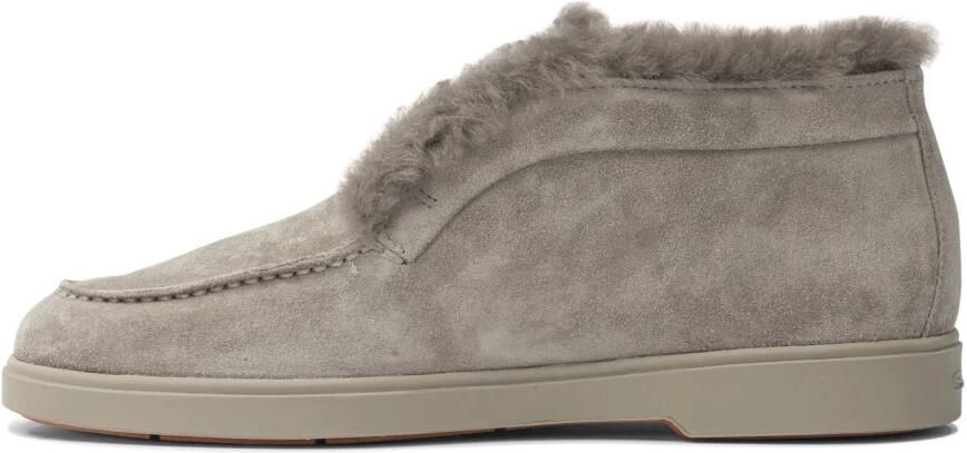 Santoni Grijze Loafer Schoenen voor Vrouwen