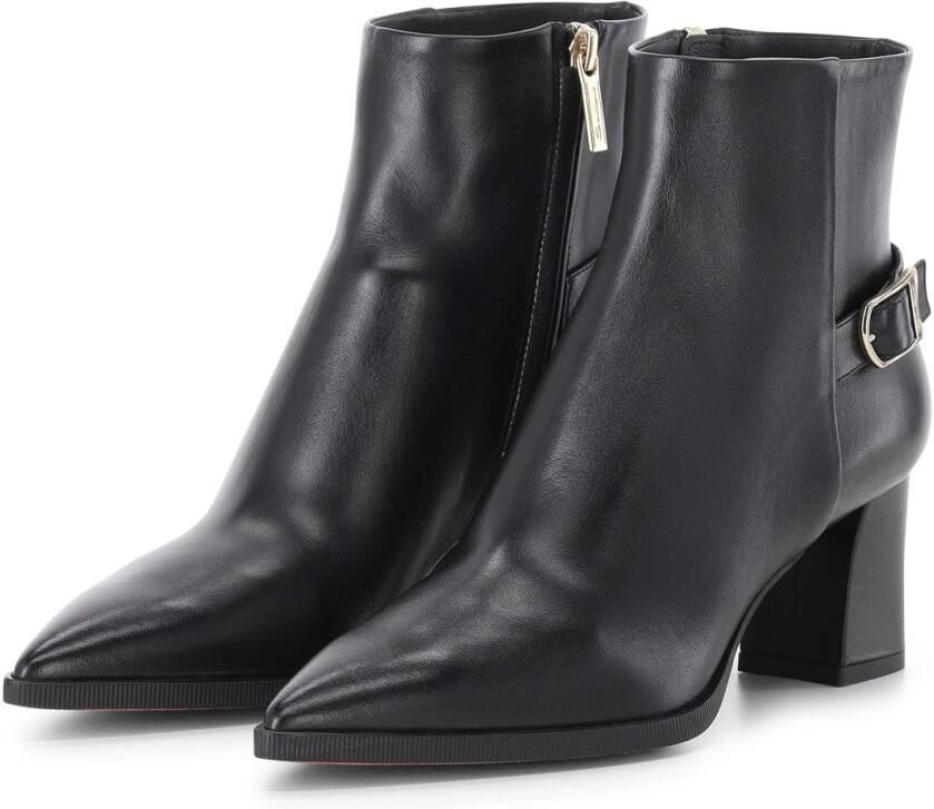 SANTONI Enkellaarsjes Dames 71846 Maat: 37 Materiaal: Leer Kleur: Zwart