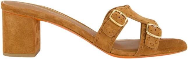 Santoni Heeled Mules