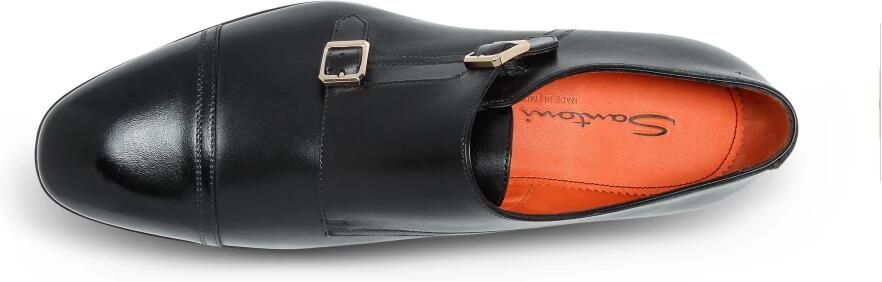 Santoni Heren dubbele gespschoen - Foto 5