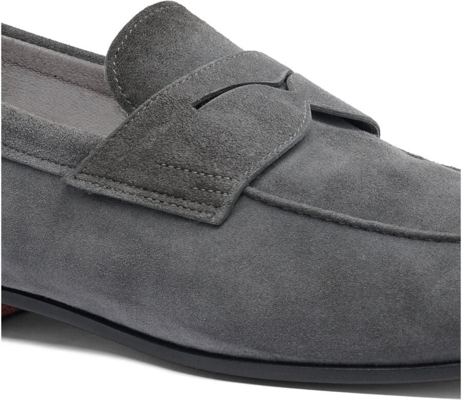 Santoni Heren suède Carlo instapper - Foto 2