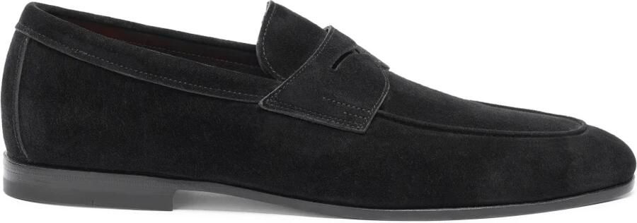 Santoni Stijlvolle Loafers voor Heren Black