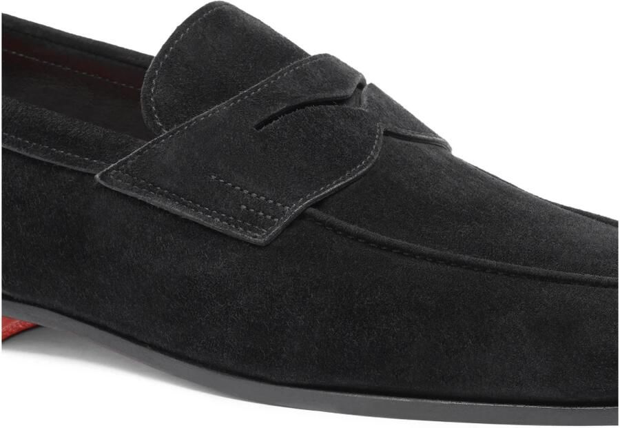 Santoni Stijlvolle Loafers voor Heren Black - Foto 3