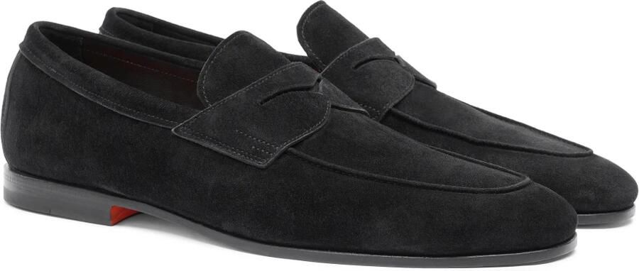 Santoni Stijlvolle Loafers voor Heren Black - Foto 4